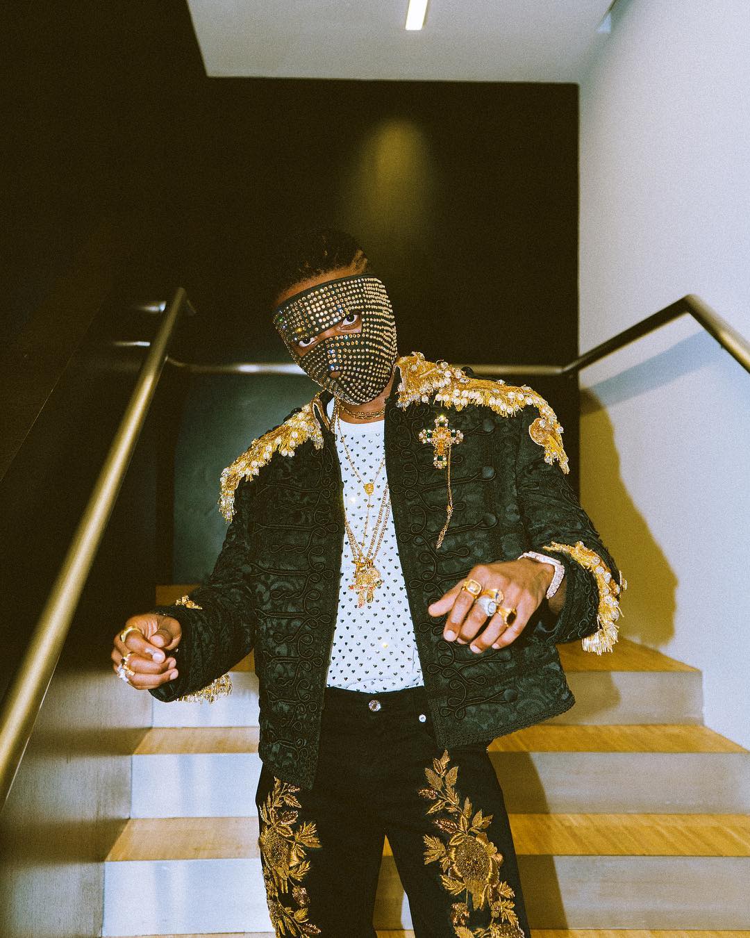 Wizkid dolce and gabbana show best sale